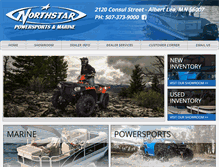 Tablet Screenshot of northstarpowersports.com